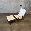 Milo Baughman Lounge Chair & Ottoman Circa 1960