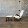 Milo Baughman Lounge Chair & Ottoman Circa 1960