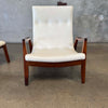 Milo Baughman Lounge Chair & Ottoman Circa 1960