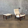 Milo Baughman Lounge Chair & Ottoman Circa 1960