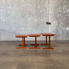 Mid Century Danish Modern Teak Nesting Tables Circa 1960