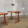 Mid Century Danish Modern Teak Nesting Tables Circa 1960