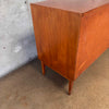 Mid Century Modern Walnut Eight Drawer Dresser/ Credenza Circa 1960