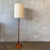 Mid Century Teak Floor Lamp - As Is