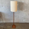 Mid Century Teak Floor Lamp - As Is