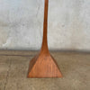 Mid Century Teak Floor Lamp - As Is
