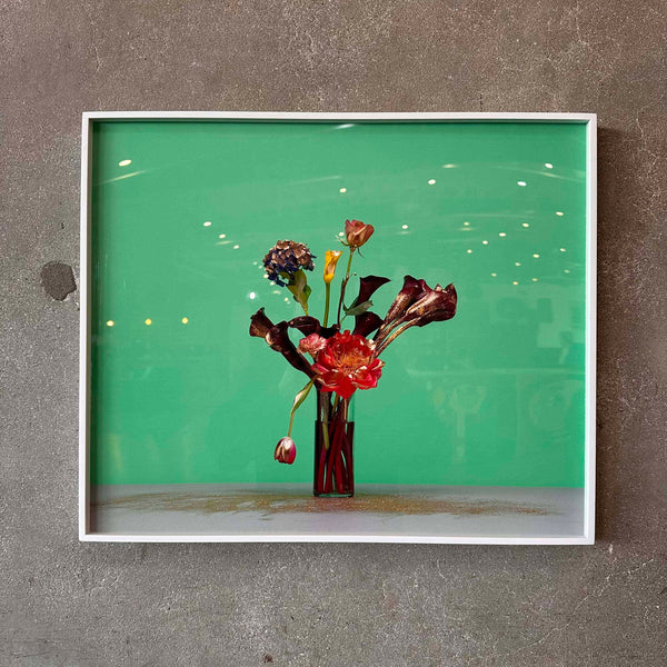 Joaquin Trujillo Las Preferidas print, "Seven Flowers and an Arrangement"