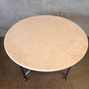 Mykonos Outdoor/ Indoor Travertine Round Dining Table