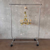 Mid Century Modern Tole (Lemons) Five Light Chandelier