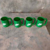 Set of Four Vintage 1970s Nike Employee Plastic Gift Mugs