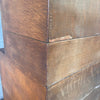 Antique Stacking Barrister File Display Cabinet Oak Finish With Acrylic Legs