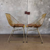 Pair of Cosmo Living By Cosmopolitan Ellis Modern Metal Accent Chairs