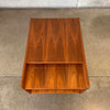 Mid Century Walnut Magazine Table by Glenn of California
