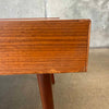 Mid Century Walnut Magazine Table by Glenn of California