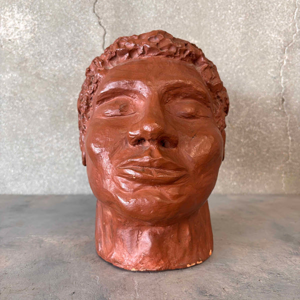 Studio Pottery Handsome Man Bust - PENDING