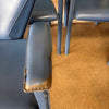Set of (6) Six Vintage Matteo Grassi Armchairs in Blue Leather