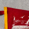 Vintage Red 'Long Beach, CA' Pennant