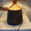 David Cressey & Robert Maxwell Table Lamp - Brown Glaze w/ Sunburst Pattern