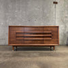 MCM Walnut Wood Nine (9) Drawer Dresser by Guild of California (Restored)