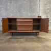 Mid Century Modern Walnut Wood Sideboard by Guild of California (Restored)