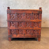 Antique Solid Teak Day Bed/Dowry - Hand Carved w/ Storage