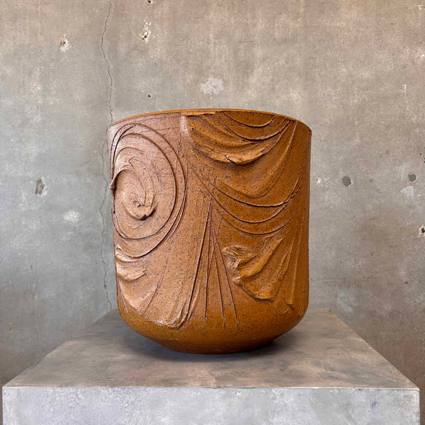 David Cressey "Expressive" Glazed Plantar for Architectural Pottery