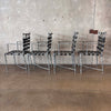Brown Jordan Aluminum Patinated Table and Four Chairs