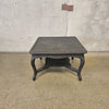 Vintage 1940s Dark Real Wicker Low Table #1