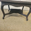 Vintage 1940s Dark Real Wicker Low Table #1