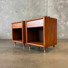 Mid Century Modern Walnut Night Stands by Guild of California