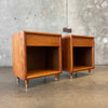 Mid Century Modern Walnut Night Stands by Guild of California