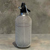 Beaumont Glass Soda Syphon - Aluminum Mesh Exterior