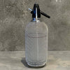 Beaumont Glass Soda Syphon - Aluminum Mesh Exterior