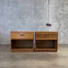 1970s Pair of Nightstands by Taylor Ramsey - HOLD