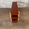 CB2 Stax Console Walnut Shelves w/ Oak Supporting Frame