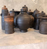 Set of Twelve (12) Vintage Tibetan Yak Butter Jars