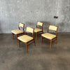 Set of Four (4) Dining Chairs by Dux of Sweden - New Upholstery