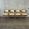 Set of Four (4) Dining Chairs by Dux of Sweden - New Upholstery