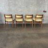 Set of Four (4) Dining Chairs by Dux of Sweden - New Upholstery