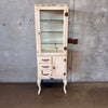 1920s Vintage Locking Doctor Medical Cabinet