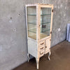 1920s Vintage Locking Doctor Medical Cabinet