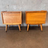 Pair Scandinavian Design Bolig Night Stands/End Tables