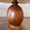 Vintage Studio Crafted Burlwood Table Lamp with 3 Way Socket