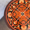 1930's California Four Tile Table By Taylor Round Tile Comp Tiles