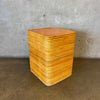 Vintage Pencil Reed End Table