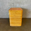 Vintage Pencil Reed End Table