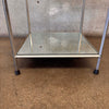 Vintage Five Tier Chrome & Glass Shelf - Industrial Design