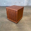 Mid Century Cube Nightstand