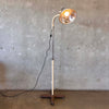 1950s Castle Sybron Medical Rolling Floor Surgery Lamp