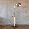 1950s Castle Sybron Medical Rolling Floor Surgery Lamp